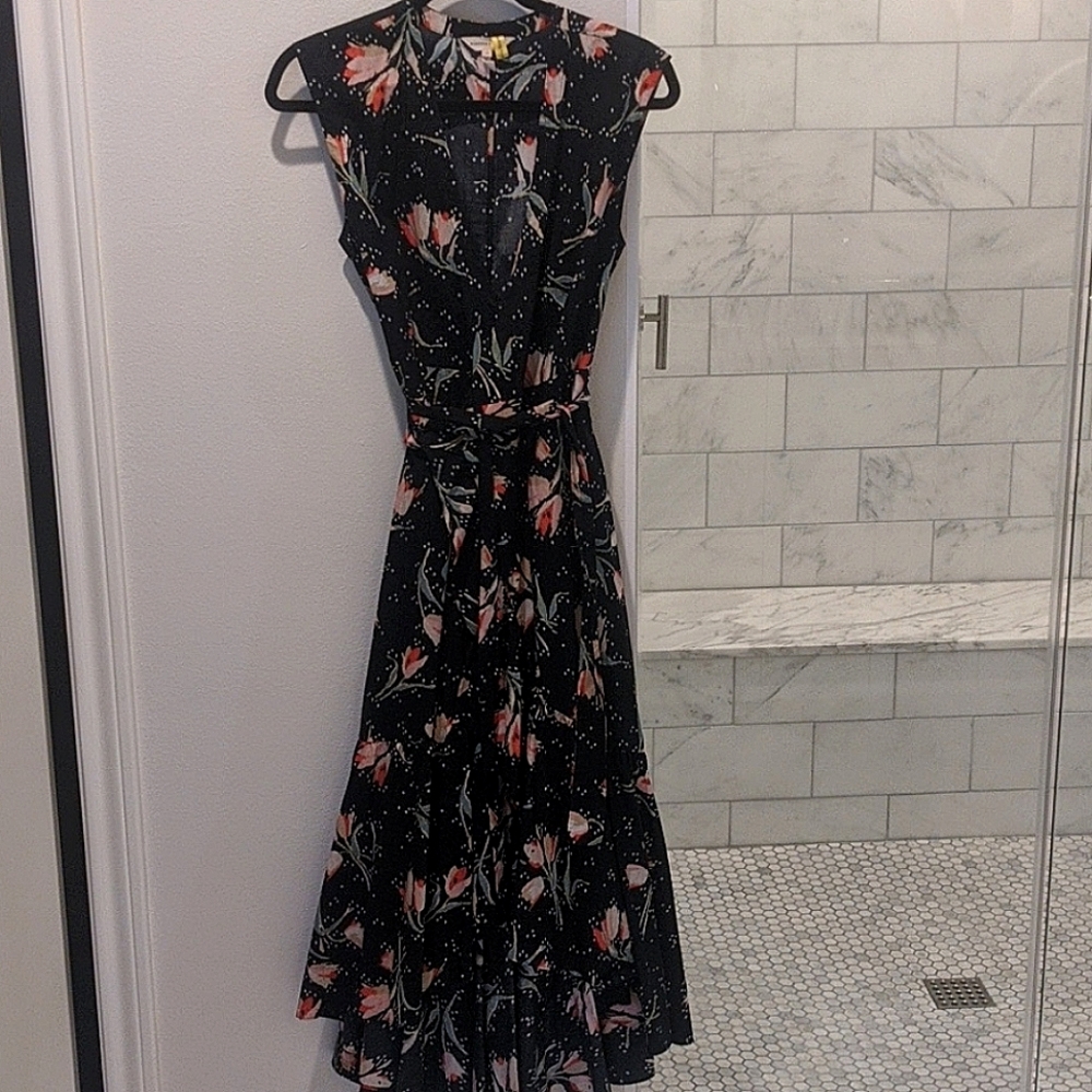 Rebecca Taylor midi wrap dress